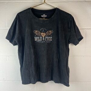 Hollister Wild & Free Crop Tshirt, Medium